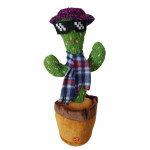 Spievajúci, tancujúci, hovoriaci plyšový kaktus